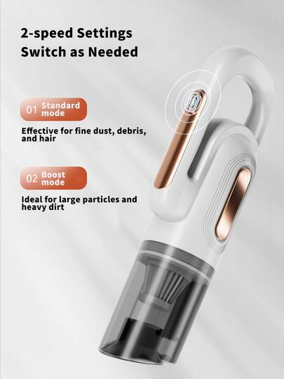 One 2000*2 MAh Mini Powerful Automatic Stofzuiger Cleaner, Cordless Home Cleaning Machine, Furniture, Keyboards, Cars, Sofas, Other Small Items. Holiday view 6