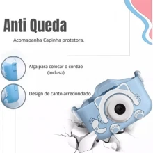 Presente de Aniversário Perfeito! Câmera Infantil que Imprime na Hora - Diversão Garantida e Criatividade Liberada - Rosa chiclete - Visão 11