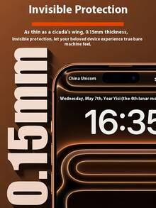 3pcs Hydrogel Side Protective Sticker Film Compatible With IPhone 17 16 15 14 Plus 13 12 Pro Max Anti-Scratch Frame Phone Border Covers - Clear - View 10