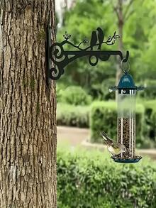 حامل جداري معدني للزهور، خطاف معلق، حامل جداري، ديكور منزلي معدني، ديكور خارجي - متعدد الألوان - مشاهدة 7