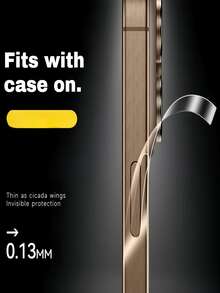 3pcs Hydrogel Side Protective Sticker Film Compatible With IPhone 17 16 15 14 Plus 13 12 Pro Max Anti-Scratch Frame Phone Border Covers - Clear - View 7