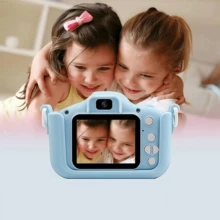 Presente de Aniversário Perfeito! Câmera Infantil que Imprime na Hora - Diversão Garantida e Criatividade Liberada - Rosa chiclete - Visão 12