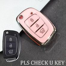 Funda blanda de TPU para llavero, estuche protector integral para llaves de coche adecuado para Ix35, Landon, Navarro, Ix25, Elantra, Reina, Hyuna - Multicolor - Ver 9