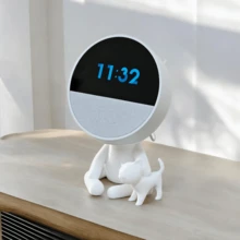 Suporte Alexa Echo SPOT. Tema Robert Gagumelo. Presente, decoração criativa, stand de mesa - Multicolorido - Visão 4