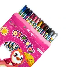 Set de Crayolas de Colores Intensos y Duraderos – Trazos Suaves, Fáciles de Usar y Resistentes a la Rotura, Perfectas para Dibujar, Colorear y Dar Vida a Cada Creación Artística con Tonos Brillantes y Uniformes - Multicolor - Ver 4