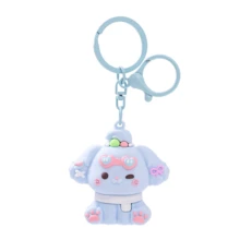 Cute Sunglasses Puppy Keychain, Small Pendant, Resin Curly Dog Charm, Mini Accessory, Claw Machine Plush Toy - Multicolor - View 10