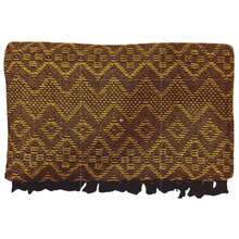 Tambaba Sofa Blanket 2.30 X 1.80 Giant Type Sofa Cover Cotton - 黑色與焦糖色 - 查看 1