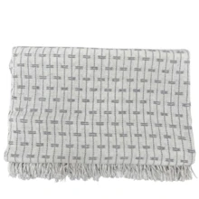 Decorative Sofa Throw Blanket 2.40 X 1.80 Giant Size Sofa Cover Type Cotton - 生灰 - 查看 1