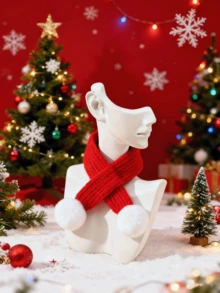 Creative Portrait Model Neck Pendant Clavicle Chain Stand Jewelry Stand Necklace Ring Bracelet Jewelry Display Props - Multicolor - View 8