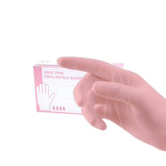 4/50/100PCS Pink Nitrile Disposable Gloves For Beauticians, Nail Technicians, Hair Dyeing And Stylists, Cleaning Gloves, Salon Gloves, Lightweight Gloves, Nitrile Material, Latex-Free, Professional Gloves, Salon Professionals, Beauty Technicians