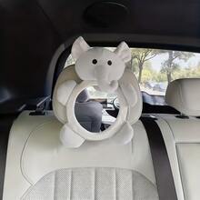 带凸面镜的婴儿布书，带镜子的视觉训练玩具，适用于婴儿车、婴儿床挂件