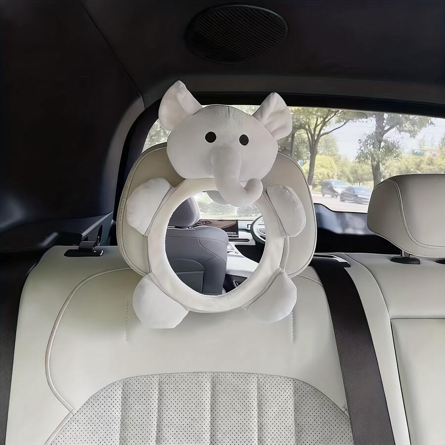 带凸面镜的婴儿布书，带镜子的视觉训练玩具，适用于婴儿车、婴儿床挂件