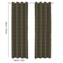 Curtains - Army Green - View 3