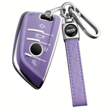 360 Degree Full Protection Soft TPU Key Fob Cover Compatible With BMW X1 X3 X4 X5 X6 X7 M5 M6 1 3 4 5 6 7 GT3 GT5 GT6 Keys - one-size - View 5