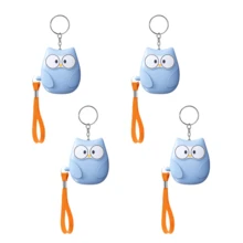 Mini Eagle 个人报警器，带应急照明的声光报警器，小巧可爱的设计，130dB 高音报警器，适合单身女性、独居老人、慢跑、徒步旅行报警器 - 彩色 - 查看 24