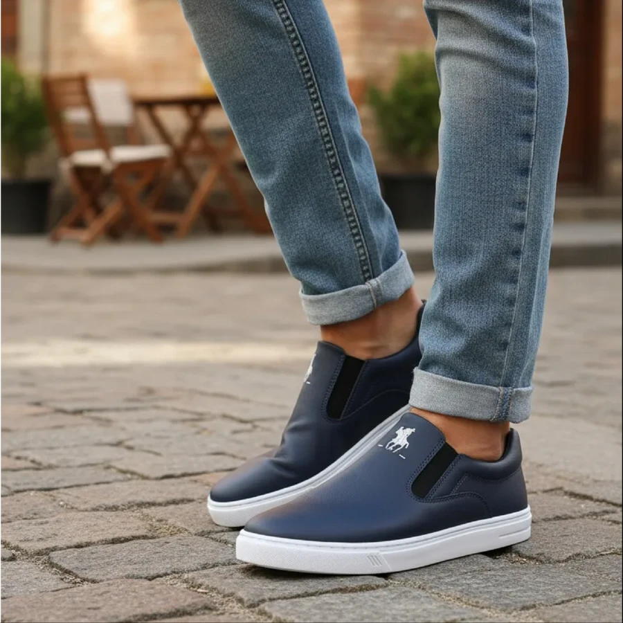 Form´s Brasil Shoes Iate Sneakers Men's Casual Style Comfortable Sneakers - 藍色 - 查看 1