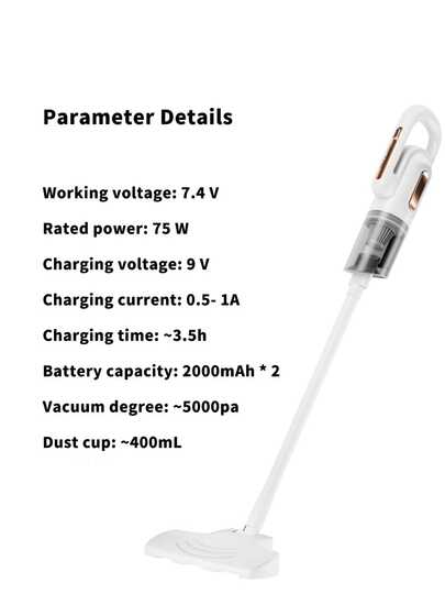One 2000*2 MAh Mini Powerful Automatic Stofzuiger Cleaner, Cordless Home Cleaning Machine, Furniture, Keyboards, Cars, Sofas, Other Small Items. Holiday view 11