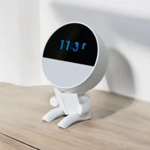 Suporte Alexa Echo SPOT. Tema Robert Gagumelo. Presente, decoração criativa, stand de mesa - Multicolorido - Visão 8