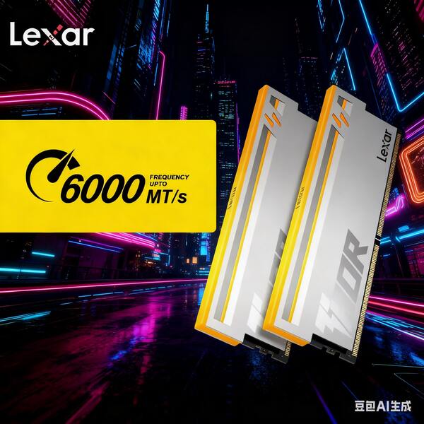 Lexar Lexar DDR5 6000 32GB (16GB*2) RAM Kit - Gaming Heatsink, Desktop Memory, CL36, Domestic Chips, Thor Gen 2 Heatsink (Black) | Ideal For Esports Gaming/High Frame Rate Performance/Multitasking/DIY PC Upgrades