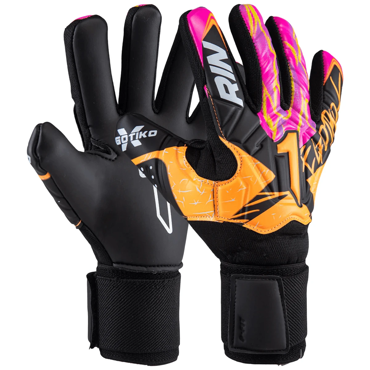 Rinat Egotiko Avenger X Training Gloves – Protection And Performance For Goalkeepers - 粉色 - 查看 1