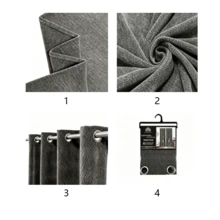 Curtains - Army Green - View 6