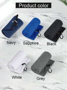 个性化高尔夫球巾 - 定制高尔夫球巾 - 高尔夫礼品 - 刺绣高尔夫球巾，定制运动毛巾，送给他的礼物 - 送给父亲的礼物 - 高尔夫球巾LOGO，色彩缤纷，可爱，萌趣，趣味，卡哇伊，Y2K，时尚，男女通用，休闲，定制，个性化，独特，专属定制，送给他的理想礼物，送给她的理想礼物，送给她，送给男朋友，送给女朋友，送给家人，送给朋友，学习用品 - 彩色 - 查看 5