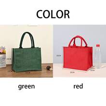 Custom Red Burlap Christmas Gift Bag & Charm,2025 Holiday Gift Bag With Name, Christmas Eve Gift Bag, Red Tote Gift Bags, Christmas Tree Bag, Holiday Gift Bag, Party Bags,Chic Design