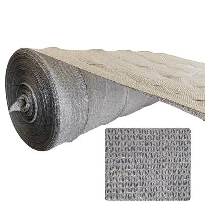 Tela de sombreamento Aluminet 50% 3x1 - Redução de calor, Proteção UV e Ventilação em Estufas, Jardins e Ambientes Externos.