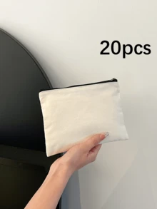 Borse in juta con cerniera, set al dettaglio, borse per cosmetici e matite per cosmetici e fai da te, borse per cosmetici vuote - set di borse per matite beige, borsa per cosmetici multifunzione per viaggi e articoli da toeletta, borsa con cerniera, borsa per trucco, forniture scolastiche, elementi essenziali da viaggio, borsa di bellezza, articoli essenziali per le vacanze, borse per trucco, custodia per trucco, organizer per il trucco, regali invernali per donne, organizer per il trucco, contenitore per il trucco, forniture per il rientro a scuola