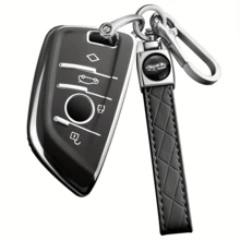 360 Degree Full Protection Soft TPU Key Fob Cover Compatible With BMW X1 X3 X4 X5 X6 X7 M5 M6 1 3 4 5 6 7 GT3 GT5 GT6 Keys - one-size - View 15