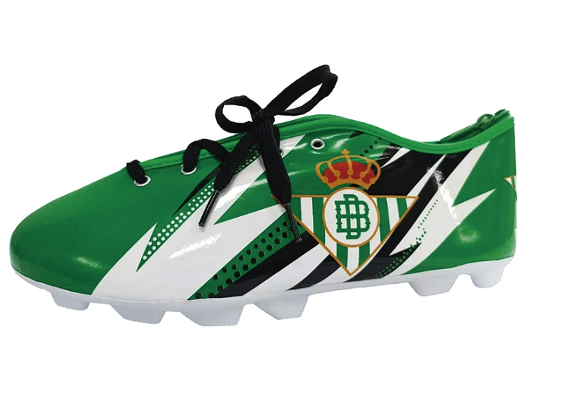 Hộp đựng bút chì hình chiếc ủng 3D với màu sắc và huy hiệu của Real Betis Balompié. Khóa kéo. Kích thước: 23 x 7 x 8 cm. Bảo hành chính hãng. - PORTATODO REAL BETIS - Xem 1