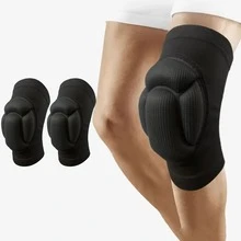 Conjunto de 1 par de joelheiras e munhequeiras macias e respiráveis, com estampa de casco de tartaruga. As joelheiras possuem proteção contra impactos, e o design de casco de tartaruga resiste eficazmente aos impactos, alivia a pressão e absorve choques, sendo ideal para esportes como vôlei, dança, futebol, ioga, basquete e patinação no gelo. - Preto - Ver 7