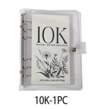 10.000 €/5.000 €/2.500 € Sparbuch/Vertikales Sparbuch, 6-Ring Eisenclip Aufbewahrungsalbum, 12-Monats-Sparplan, Erreichen Sie Sparziele von 2.500 €, 5.000 €, 10.000 €, strapazierfähiges PVC-Material, Geldsparen Herausforderung Loseblattblock, tragbar, Blumenmuster, Spar-Ziel-Manager, geeignet für Bargeld-Finanzplanung, Familien-Ersparnisse, Reisefonds, Traumfonds, Geldmanagement, Spar- und Haushaltsführung Bildung, Weihnachtsgeschenk, Geburtstagsgeschenk, usw. - Verschiedenfarbig - Übersicht 12