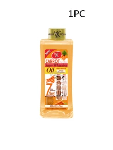 1瓶200毫升胡萝卜籽油，身体护理油，滋养柔嫩肌肤。保湿按摩油，护肤，身体修复，淡化腋下、大腿和瑕疵。身体护理，舒缓复方精油，适用于面部、腿部、身体、背部、足部、臀部。适合所有肤质。