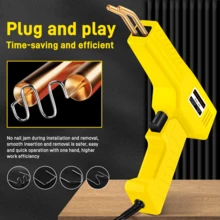 400pcs Plastic Bumper Welding Machine With Hot Stapler, 220V Suitable For Automotive Repair Kit - Yellow - View 4