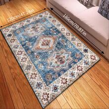 1 tấm thảm chùi chân phong cách Bohemian cổ điển, thảm trong nhà, thảm Ba Tư sáng tạo, thảm trải sàn, phụ kiện trang trí phòng ngủ, đạo cụ chụp ảnh, trang trí ngoài trời - Nhiều màu - Xem 15