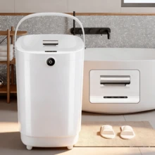 Large Capacity Towel Warmers, Luxury Portable Bucket Towel Warmer For Bathroom With 15/30/45/60 Timing & Overheat Protection Fits Up To Three 70"X80" Oversized Towels - US A Type Plug(110-127V) - View 13