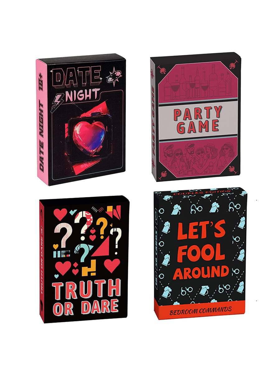 情侣约会之夜棋盘游戏卡牌，情侣和伴侣游戏之夜的完美之选 - 情侣约会之夜甜蜜互动娱乐游戏卡牌 - 趣味浪漫的情人节礼物，也适合感恩节、周年纪念日和新年等节日 - 彩色 - 查看 1