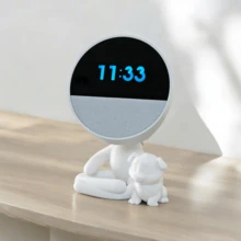 Suporte Alexa Echo SPOT. Tema Robert Gagumelo. Presente, decoração criativa, stand de mesa - Multicolorido - Visão 6
