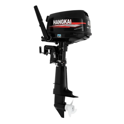 SENDERPICK Fishing Boat Engine Motor 4 Stroke Outboard Motor CDI Water Cooling 6.5HP 123CC