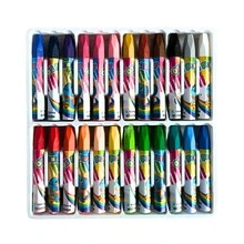 Set de Crayolas de Colores Intensos y Duraderos – Trazos Suaves, Fáciles de Usar y Resistentes a la Rotura, Perfectas para Dibujar, Colorear y Dar Vida a Cada Creación Artística con Tonos Brillantes y Uniformes - Multicolor - Ver 2