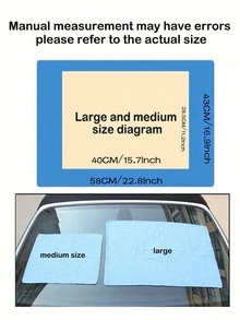 1PC Car Chamois Absorbent Towels, Car Wash Wipes, And Car Wash Cloths. Reusable, Ultra-Soft, Scratch-Free, Lint-Free Chamois Towels For Cars. Suitable For SUVs, Sedans, And Trucks. - Style a - View 11