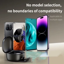 Bluetooth Remote Control Page Turner, Scrolling Ring Clicker For Camera Video Recording Shutter Selfie, Rechargeable Finger Remote For Smartphone Tablets Suitable For Summer Vacation, Travel Holiday, Portable Camera Shutter Vacation Travel Camera Clicker Phone Clicker Phone Remote