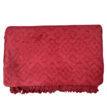 Tambaba Sofa Blanket 2.30 X 1.80 Giant Type Sofa Cover Cotton - 紅木色 - 查看 1
