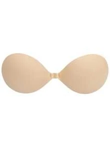 2 / 1 Pack Solid Color Adhesive Bra Thin Padded Push Up Nipple Covers Women Backless Strapless Bra Seamless Self-Adhesive Silicone Nipple Covers Wedding Lingerie For Daily Use - Multicolor - View 19