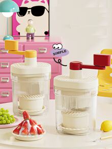 手动刨冰机，便携式家用小型碎冰机，摊位用刨冰机，手摇式碎冰机