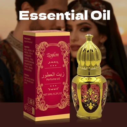 Zoglon 2025 Nov New Arrival! Arabian Adoration Essential Oil | 6ML Rollerball | Women's Body Perfume Oil Easy To Use & Subtle Scent | Compact On-The-Go Design | Long-Lasting Daily For All Occasions