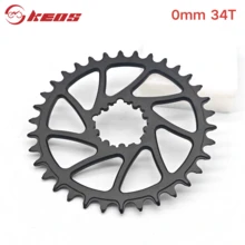 KEOS 3 bu lông cho đĩa xích gắn trực tiếp SR - Độ lệch 0mm, hẹp-rộng, nhôm 7075 CNC 34TT/36T/38T/40T, tương thích với xích 9-12 tốc độ - màu đen - Xem 16