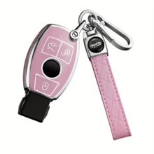 Soft TPU Key Fob Cover Fit For Mercedes-Benz CLS CLK AMG CLK GLC GLS ML SLK A C E R S-Class Smart Key, 5 Colors Available, Exquisite Gift Accessory, Key Protector, Fashionable Keychain, Durable Shell, Car Key Protector, Great Gift - one-size - View 7