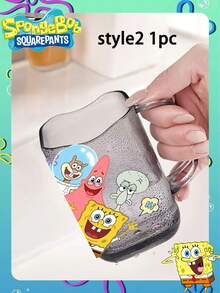 SpongeBob SquarePants 1 chiếc cốc súc miệng SpongeBob dày dặn, có thể dùng làm chậu rửa mặt, giá đựng bàn chải đánh răng, cốc súc miệng bằng nhựa, họa tiết hoạt hình, phù hợp cho cả nam và nữ, dễ thương khi đánh răng, vật trang trí tiệc tùng tuyệt vời cùng bạn bè, cũng là một món đồ trang trí tiệc xuất sắc. - Nhiều màu - Xem 6